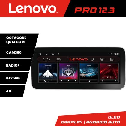 Navigáció Toyota Land Cruiser L100 2002-2006 Lenovo PRO 8+256 12,3 hüvelykes qled android 4G DSP gps internet KIT-L105