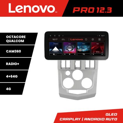 Navigáció Dacia Logan 1 2003-2010 K-logan Lenovo PRO 4+64 12,3 hüvelykes qled android 4G DSP gps internet Q