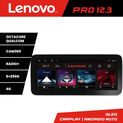 Navigáció Nissan Micra 2014-2019 Lenovo PRO 8+256 12,3 hüvelykes qled android 4G DSP gps internet 8Core