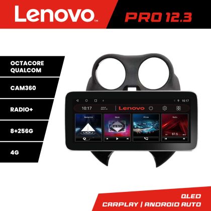 Navigáció Nissan Micra 2010-2014 Lenovo PRO 8+256 12,3 hüvelykes qled android 4G DSP gps internet KIT-micra2010