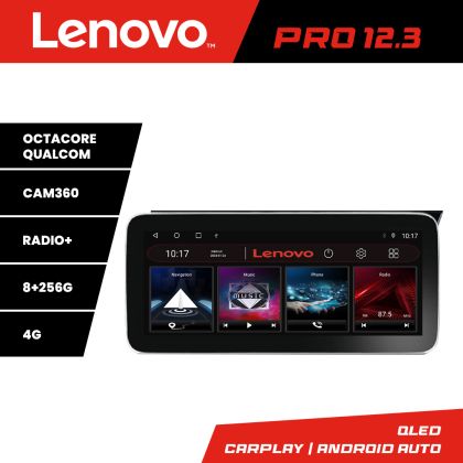 Navigáció Kia Niro 2017- Lenovo PRO 8+256 12,3 hüvelykes qled android 4G DSP gps internet Kit-niro