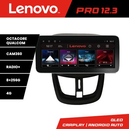 Navigáció Peugeot 207 K-PE01 Lenovo PRO 8+256 12,3 hüvelykes qled android 4G DSP gps internet 8Core