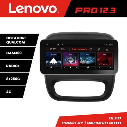 Navigáció Renault Trafic 2014-2017 K-rt09 Lenovo PRO 8+256 12,3 hüvelykes qled android 4G DSP gps internet Q v1
