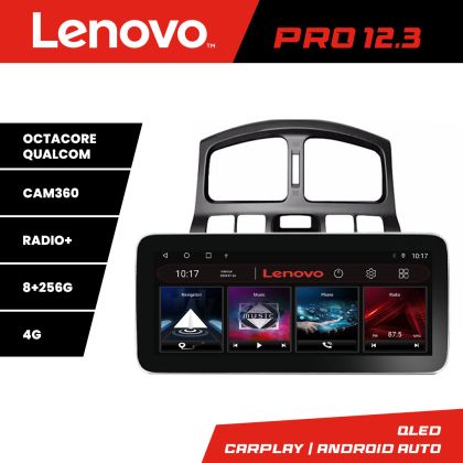 Navigáció Hyundai Santa Fe 2000-2006 Lenovo PRO 8+256 12,3 hüvelykes qled android 4G DSP gps internet C