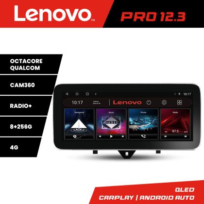 Navigáció Smart For Two 2010-2015 K-Smart10 Lenovo PRO 8+256 12.3 hüvelykes QLED Android 4G DSP GPS internet
