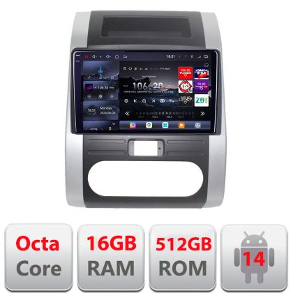 Nissan X-Trail 2007-2013 Edotec Kit-001 navigáció 8 magos QLED 2K 12+256GB 360 Android Waze USB internet navigáció Youtube rádió