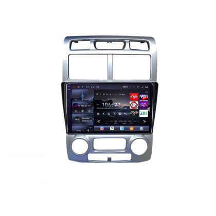 Navigáció Kia Sportage 2005-2007 Edotec Kit-0023 8 magos QLED 2K 12+256GB 360 Android Waze USB Internet Navigáció Youtube Rádió