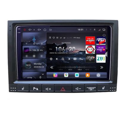 Navigatie VW Touareg 2004-2010 8 core QLED 2K 16+512GB 360 Android Waze USB Navigatie Internet Youtube Radio Edotec
