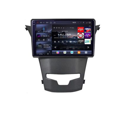 Navigatie Ssangyong Korando 2014-2019 Edotec Kit-1159 8 core QLED 2K 16+512GB 360 Android Waze USB Navigatie Internet Youtube Radio