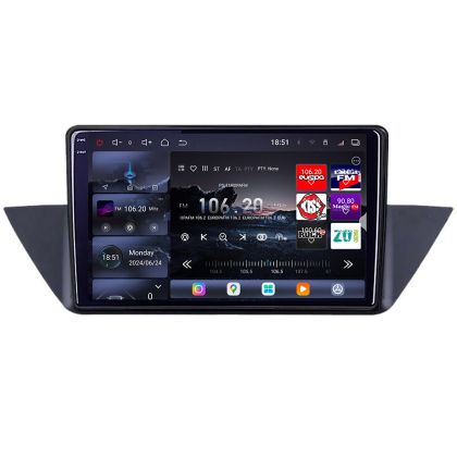 BMW X1 E84 2009-2015 Edotec Kit-219 navigáció Android rádióval, Bluetooth internettel, 8 magos QLED 2K 12+256GB 360