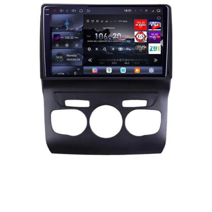 Navigatie Citroen C4 2011-2016  Edotec Kit-241 8 core QLED 2K 16+512GB 360 Android Waze USB Navigatie Internet Youtube Radio