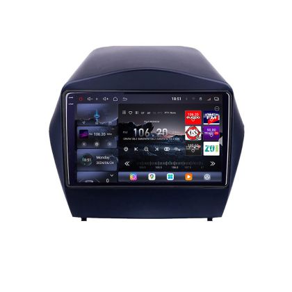 Navigatie Hyundai IX35 2011+ Edotec Kit-361 8 core QLED 2K 16+512GB 360 Android Waze USB Navigatie Internet Youtube Radio