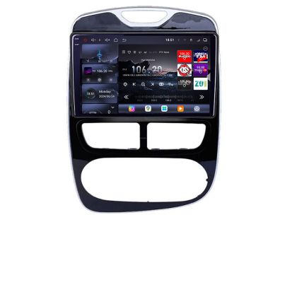 Navigáció Renault Clio 4 2012-2019 V1 Edotec Kit-467 8 magos QLED 2K 12+256GB 360 Android Waze USB Internet Navigáció Youtube Rádió