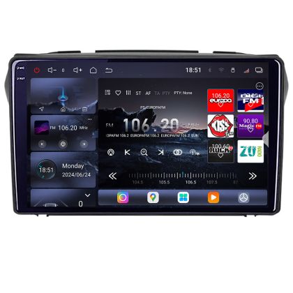 Navigáció Suzuki Alto 2009-2016 Android rádió gps internet 8 magos QLED 2K 12+256GB 360 Edotec