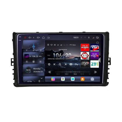 Navigáció Toyota Auris Corolla 2017-2018 Edotec Kit-auris-2017 8 magos QLED 2K 12+256GB 360 Android Waze USB Internet Navigáció Youtube Rádió