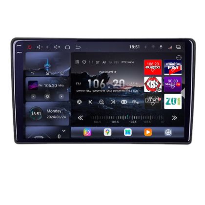 Navigatie Citroen Berlingo 2008-2018 Edotec Kit-berlingo 8 core QLED 2K 16+512GB 360 Android Waze USB Navigatie Internet Youtube Radio