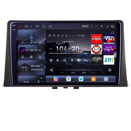 Navigáció Citroen Berlingo 2019-2021 Edotec Kit-berlingo18 8 magos QLED 2K 12+256GB 360 Android Waze USB Internet Navigáció Youtube Rádió v3