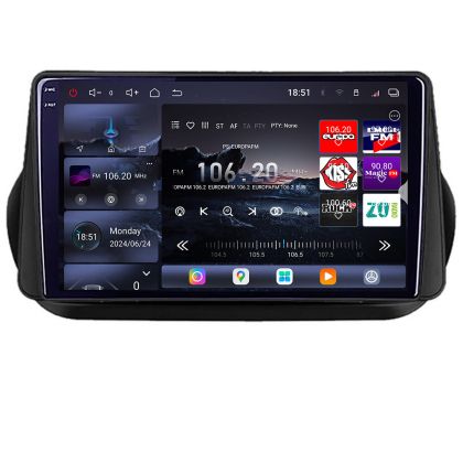 Navigáció Peugeot Bipper, Citroen Nemo, Fiat Qubo 2008-2017 Android rádió gps internet 8 magos QLED 2K 12+256GB 360 Edotec