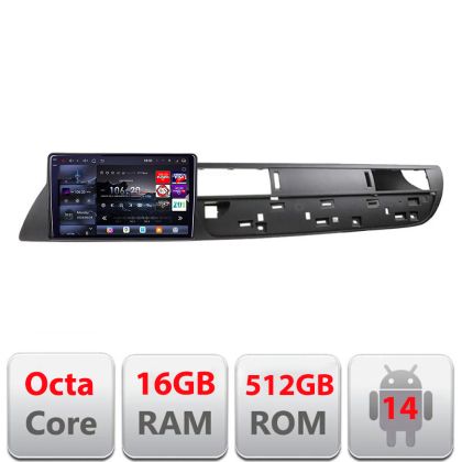 Navigáció Citroen C5 2008-2017 Edotec Kit-C5 8 magos QLED 2K 12+256GB 360 Android Waze USB Internet Navigáció Youtube Rádió