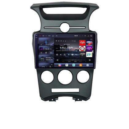 Navigáció Kia Carens 2006-2012 automata klíma Android rádió gps internet 8 magos QLED 2K 12+256GB 360 Edotec