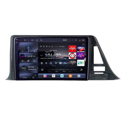 Navigáció Toyota CH-R low Edotec Kit-CH-R-A 8 magos QLED 2K 12+256GB 360 Android Waze USB Internet Navigáció Youtube Rádió