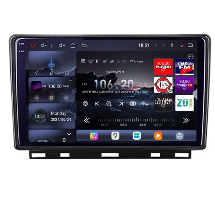 Navigatie Renault Clio 5 2019+ Edotec Kit-Clio5 8 core QLED 2K 16+512GB 360 Android Waze USB Navigatie Internet Youtube Radio