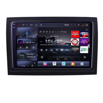 Navigatie Fiat ducato 2006- Edotec Kit-DUCATO 8 core QLED 2K 16+512GB 360 Android Waze USB Navigatie Internet Youtube Radio v2