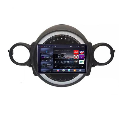 Navigáció Mini 2007-2011 8 magos QLED 2K 12+256GB 360 Android Waze USB Internet Navigáció Youtube Rádió Edotec