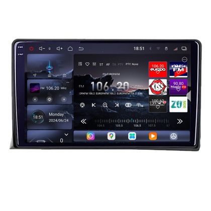 Navigatie vw multivan 2003-2015 Edotec Kit-MULTIVAN 8 core QLED 2K 16+512GB 360 Android Waze USB Navigatie Internet Youtube Radio