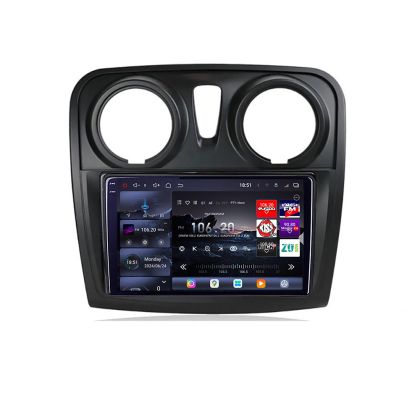 Navigatie Dacia Sandero Logan 2012-2020 Edotec Kit-sandero 8 core QLED 2K 16+512GB 360 Android Waze USB Navigatie Internet Youtube Radio