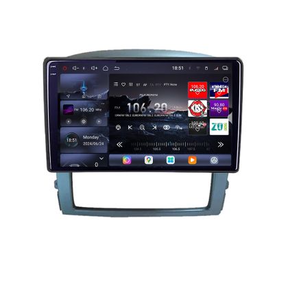 Navigáció Kia Sorento 2006-2009 Android rádió gps internet 8 magos QLED 2K 12+256GB 360 Edotec