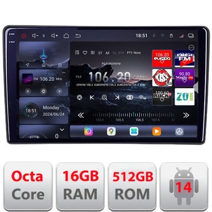 Navigáció Suzuki Splash Opel Agila 2008-2014 Android rádió gps internet 8 magos QLED 2K 12+256GB 360 Edotec V1