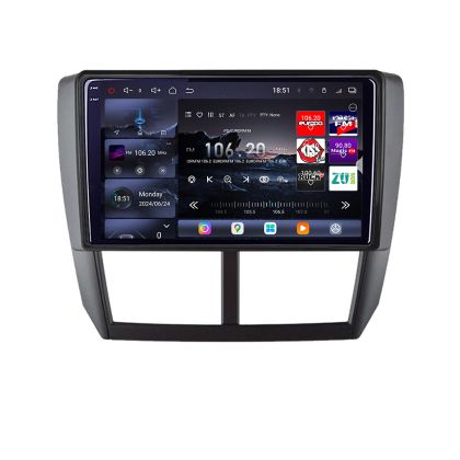 Navigatie Subaru Forester 2007-2013 Edotec Kit-SU01 8 core QLED 2K 16+512GB 360 Android Waze USB Navigatie Internet Youtube Radio