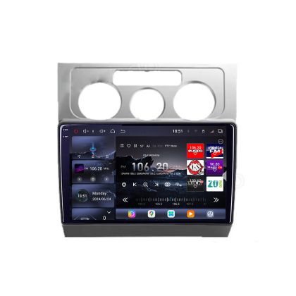 VW Touran 2003-2010 navigáció Edotec készlet-TOURAN1 8 magos QLED 2K 12+256GB 360 Android Waze USB internet navigáció Youtube rádió