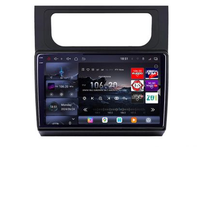 VW Touran 2010-2016 navigáció Edotec Kit-touran3 8 magos QLED 2K 12+256GB 360 Android Waze USB internet navigáció Youtube rádió