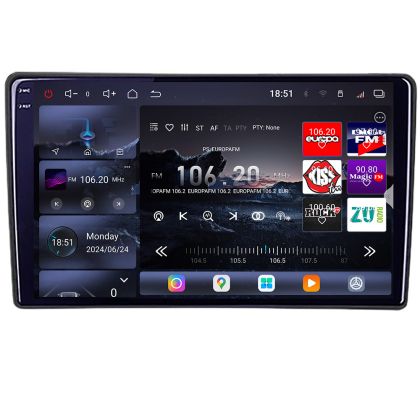 Navigáció Opel Zafira Corsa Astra Antara Vectra 2005-2014 Edotec Kit-ZAFIRA-B 8 magos QLED 2K 12+256GB 360 Android Waze USB Internet Navigáció Youtube