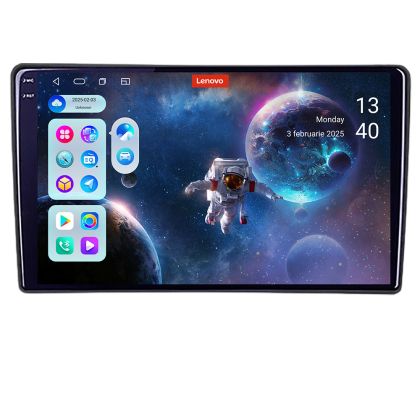 Navigatie Renault Trafic 2008-2012 Lenovo 8 core QLED 2K 12+256 360 Android Waze USB Navigatie Internet Youtube Radio