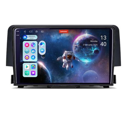 Navigáció Honda Civic 2016-2020 8 magos QLED 2K 12+256 360 Android Waze USB Internet Navigáció Youtube Rádió Lenovo