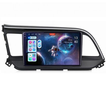 Navigáció Hyundai Elantra 2018- Lenovo Kit-1581 8 magos QLED 2K 12+256 360 Android Waze USB Internet Navigáció Youtube Rádió