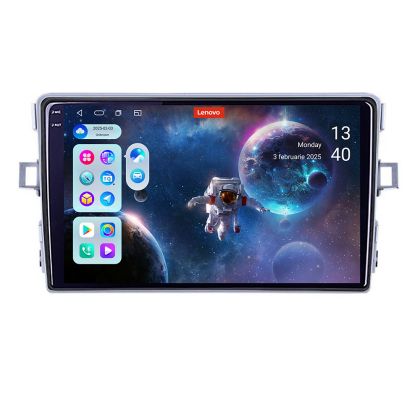 Navigáció Toyota Verso 2010-2016 Lenovo Kit-133 8 magos QLED 2K 12+256 360 Android Waze USB Internet Navigáció Youtube Rádió
