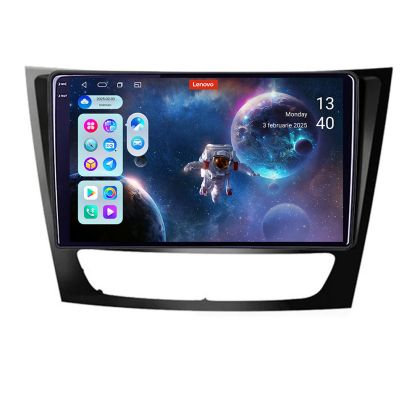 Navigáció Mercedes W211 W219 Lenovo Kit-090 8 magos QLED 2K 12+256 360 Android Waze USB Internet Navigáció Youtube Rádió