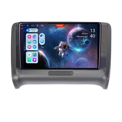 Navigáció Audi TT 2004-2011 Lenovo Kit-078 8 magos QLED 2K 12+256 360 Android Waze USB internet navigáció Youtube rádió