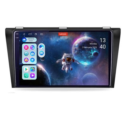 Navigáció Mazda 3 2009-2014 Lenovo Kit-034 8 magos QLED 2K 12+256 360 Android Waze USB internet navigáció Youtube rádió