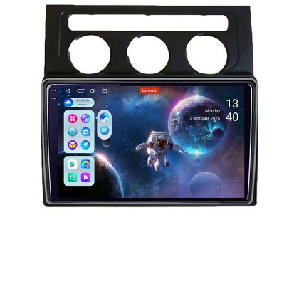 Navigáció VW Touran 2003-2009 automata klíma Lenovo Kit-touran2 8 magos QLED 2K 12+256 360 Android Waze USB Internet Navigáció Youtube Rádió