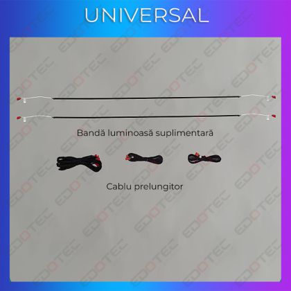 Univerzális hangulatvilágítás komplett telefonvezérléssel vagy eredeti rendszerrel