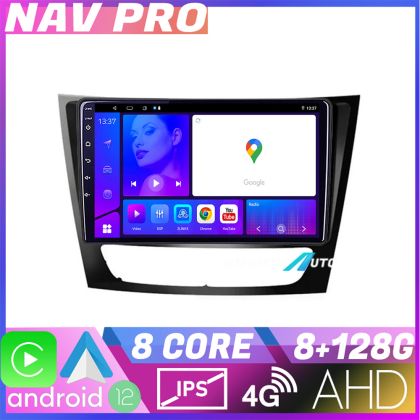 Navigáció Mercedes W211 W219 KIT 090 EDOTEC-LITE Android képernyő 720P Octa Core 8 128 Carplay