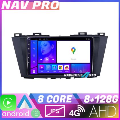 Navigáció Mazda 5 2010 2017 KIT 117 EDOTEC-LITE Android képernyő 720P Octa Core 8 128 Carplay