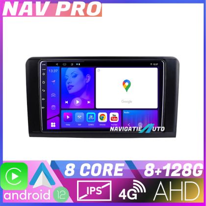 Navigatie Mercedes ML GL KIT 213 EDOTEC-LITE Android Ecran 720P Octa Core 8 128 Carplay