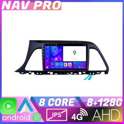 Navigáció Hyundai Sonata KIT 417 EDOTEC-LITE Android képernyő 720P Octa Core 8 128 Carplay