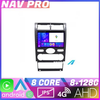 Ford Mondeo Navigáció 2004 2007 között EDOTEC-LITE Android Kijelző 720P Octa Core 8 128 Carplay